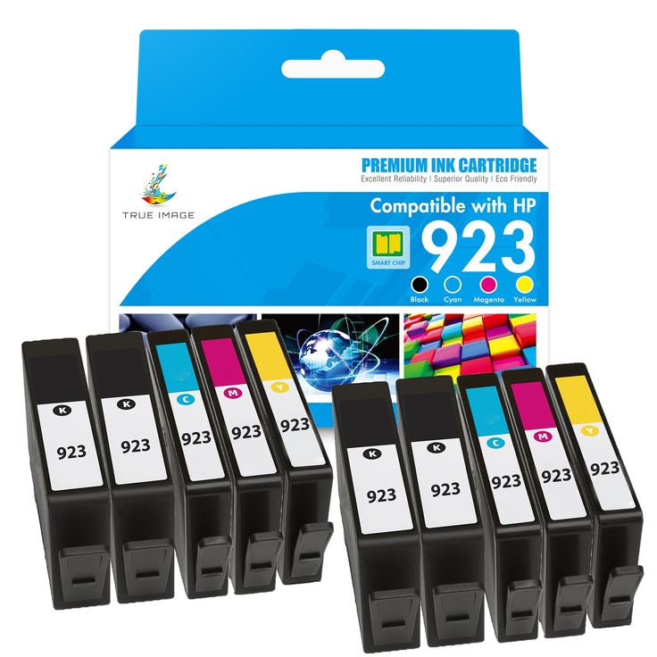 HP 923 Ink Cartridges 8 Pack